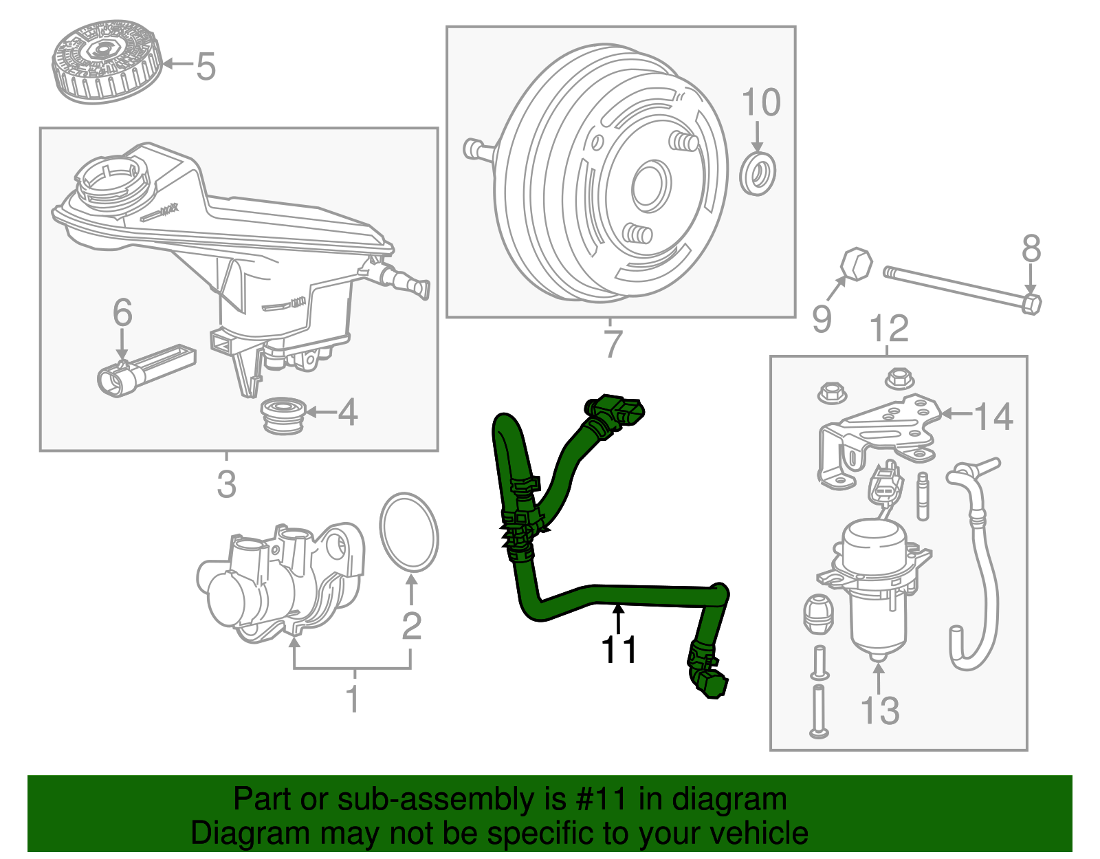 Vacuum Hose - GM (95433739)