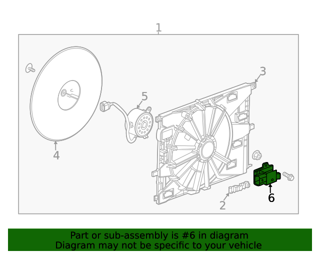 20202023 GM Fan Control Module 13547346 OEM Parts Online