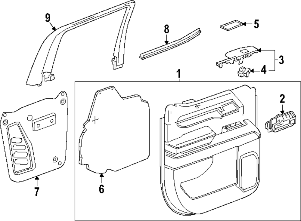Switch Panel - GM (87849931)
