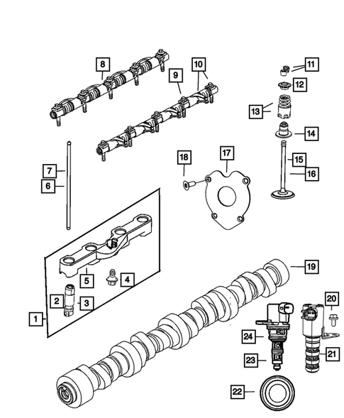 REMAN Chrysler/Jeep/Dodge 5.7L HEMI VVT (No Core Charge) '09