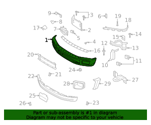 OEM Ford Factory Front Bumper Brackets – 2020-2022 F250/F350 SD – LC3Z17B984A & LC3Z17B985A (Take Off)