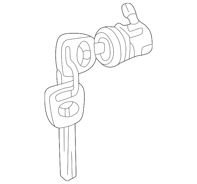 20032007 Toyota Land Cruiser Lock Cylinder 6905560280 Toyota Parts