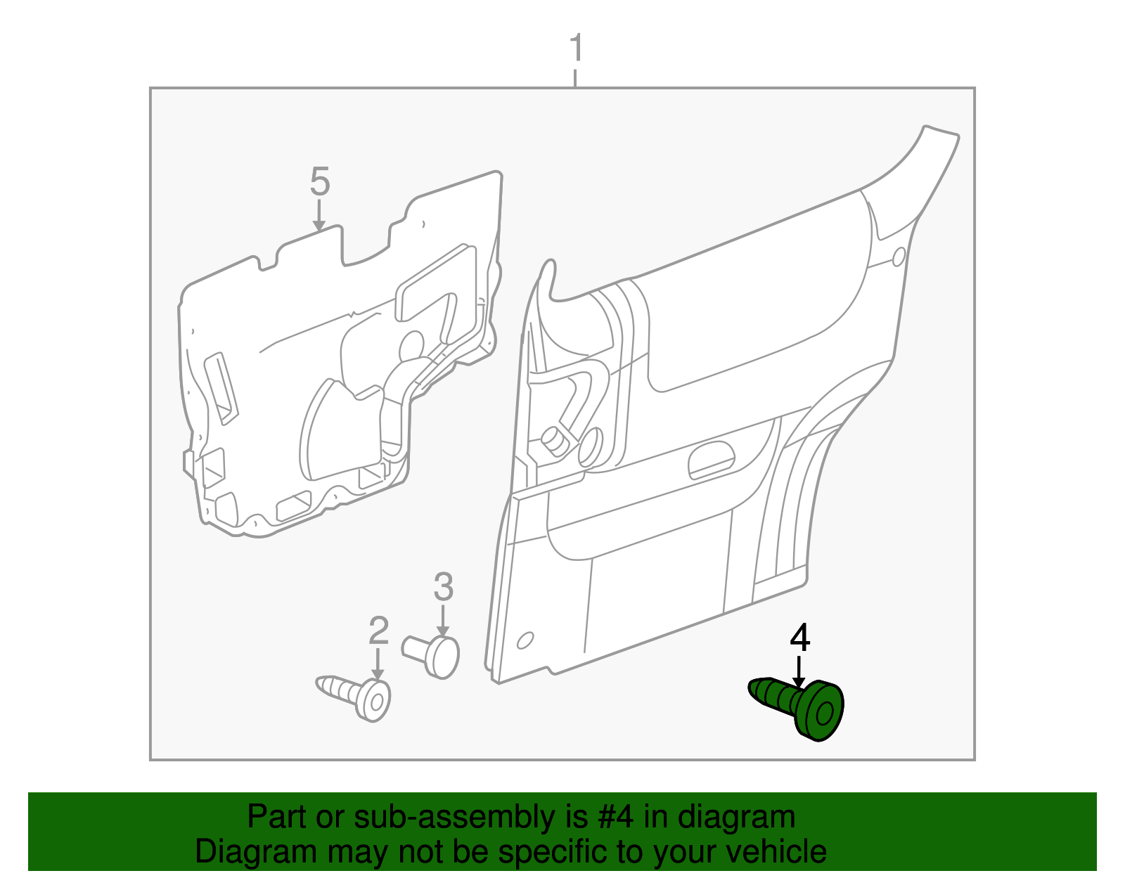 Door Trim Panel Plug - GM (10296042)