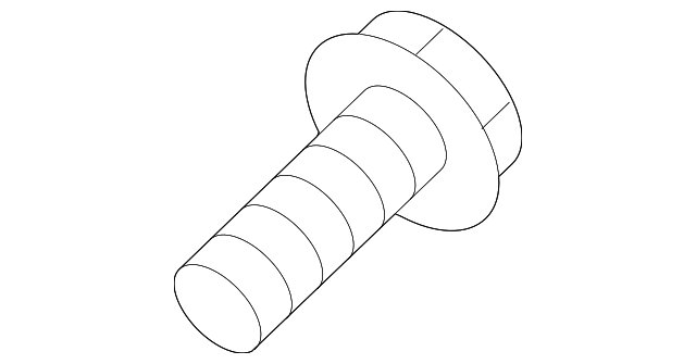 2012-2024 Audi Bumper Cover Support Rail Bolt N-909-059-03 | Audi Midwest