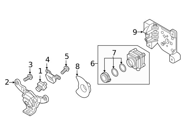 2012-2024 Audi Bumper Cover Support Rail Bolt N-909-059-03 | Audi Midwest