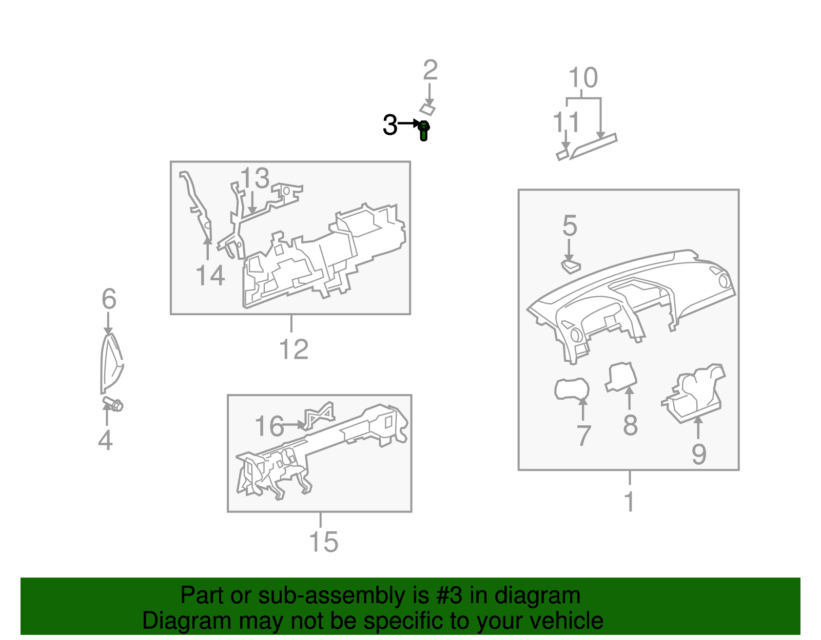 Multi-Purpose Bolt - GM (11589407)