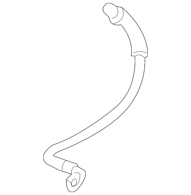 Rear Passenger Side Hydraulic Brake Hose - GM (95353308)