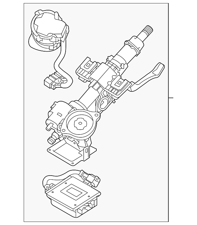 20162018 Hyundai Tucson Steering Column 56310D3000 XportAuto
