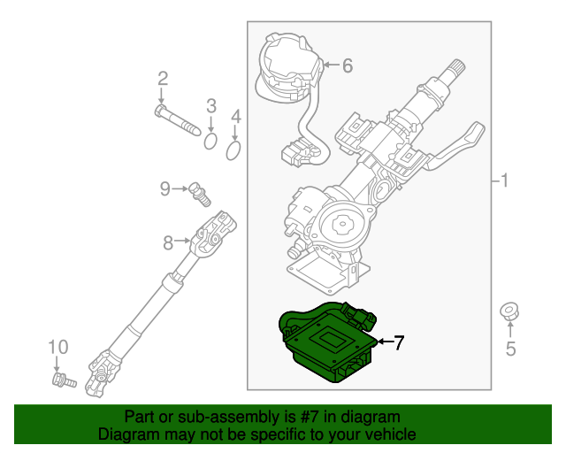 Genuine Steering Column Control Module for 20162018 Hyundai Tucson