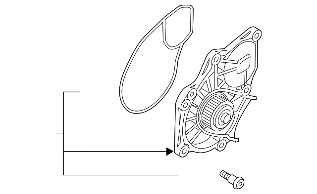 2015-2023 Audi Water Pump 06L-121-012-L | Genuine Audi Parts