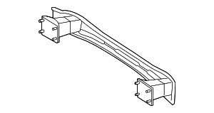 2010-2016 Mercedes-Benz Impact Bar 212-610-21-14 | MB OEM Parts 