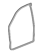 2005-2007 GM Weatherstrip Asm,Frt & Rr S/D 15063154 | GM Parts Center - View #9