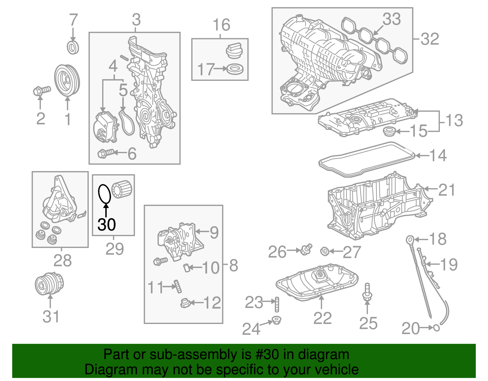 Engine Oil Filter Gasket - Scion (90301-69011)