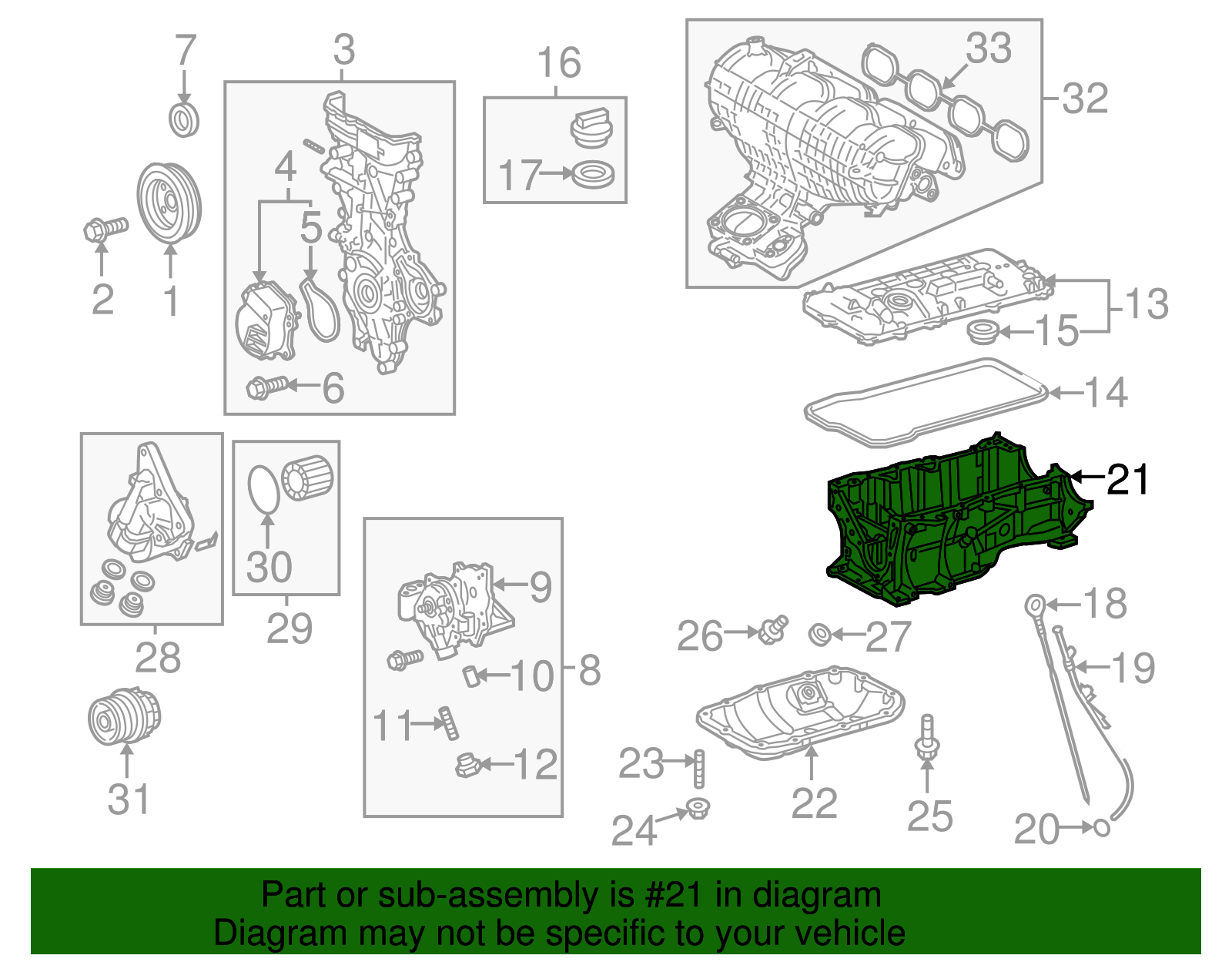 Oil Pan - Scion (11420-0T011)