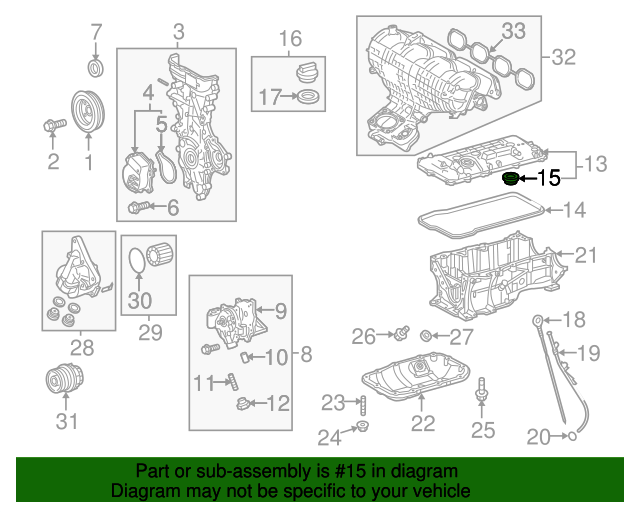 20082022 Toyota Spark Plug Tube Seal 111930T020 Toyota Parts