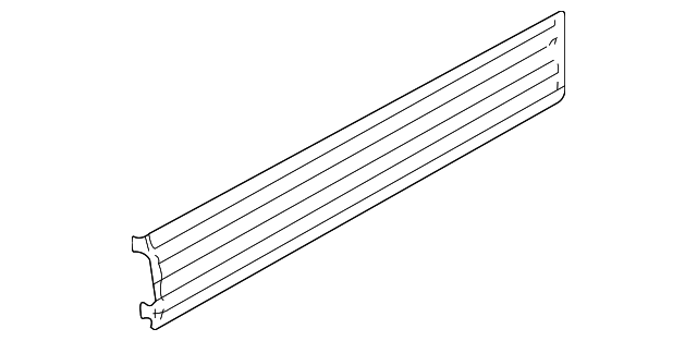 Passenger Side Front Door Center Molding - GM (88898959)