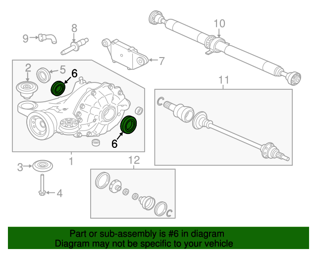 20172023 Jaguar Axle Seal T2H13849 XportAuto