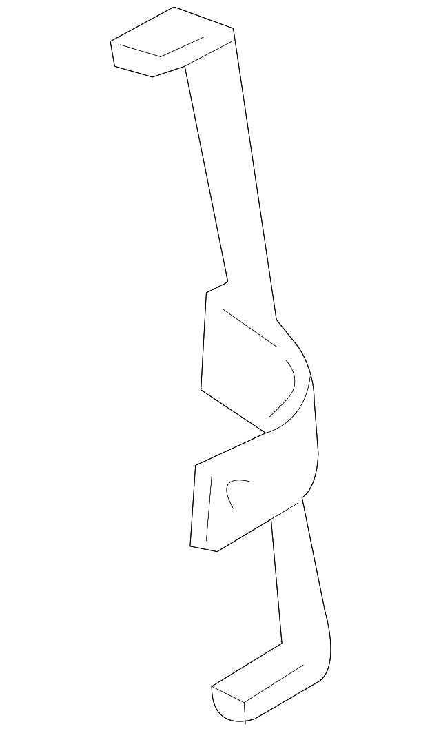 20042012 GM Passenger Side Pickup Box Side Panel Front Brace 15102439