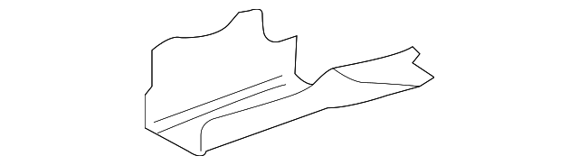 Passenger Side Pickup Box Platform Front Cross Sill Reinforcement - GM (93297260)