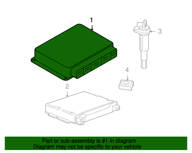 12147561381 Engine Control Module 20032005 BMW Buy BMW Parts Now