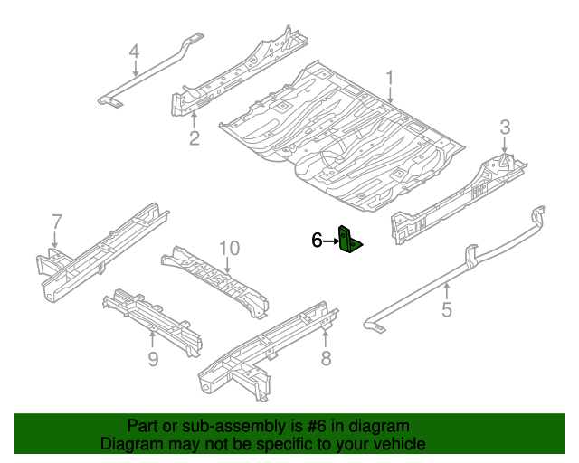 20112017 Nissan Quest Spare Bracket 756G01JA0A Nissan Cheap Parts