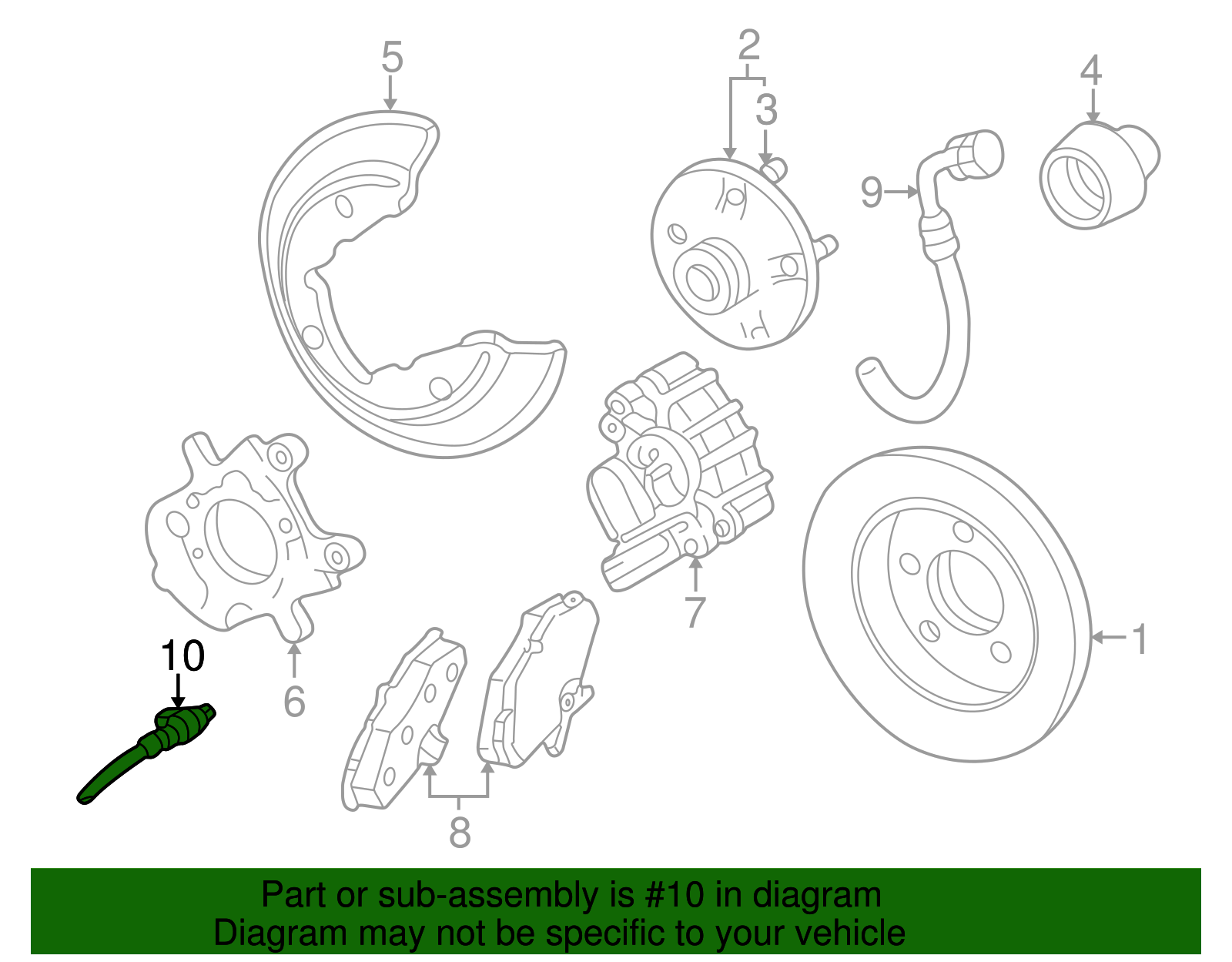 Speed Sensor - Ford (YF1Z-2C190-AB)