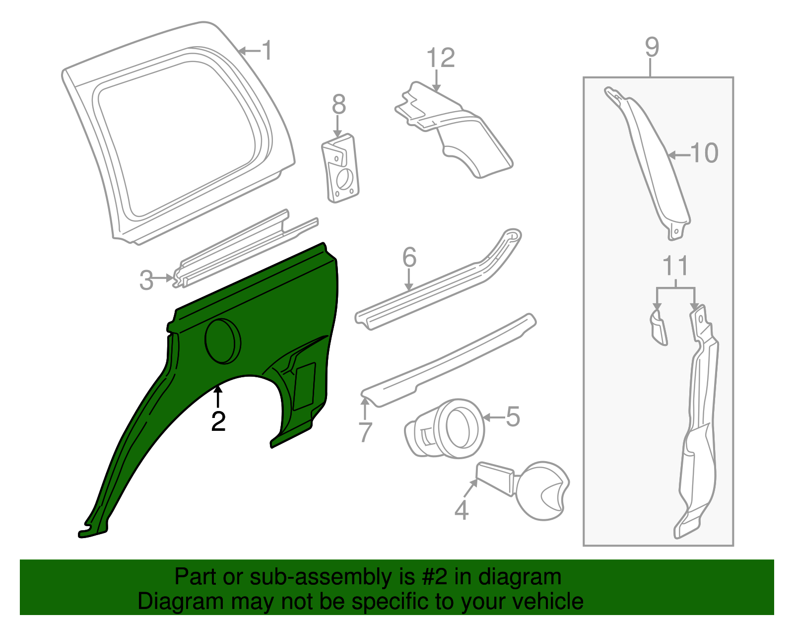 Lower Panel - GM (89025398)