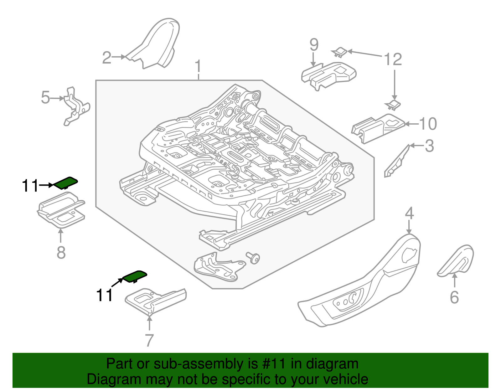 Track Cover Cap - Ford (FR3Z-63672A40-AB)
