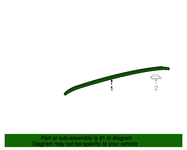 20132018 Lexus Drip Molding 7555633070C0 XportAuto