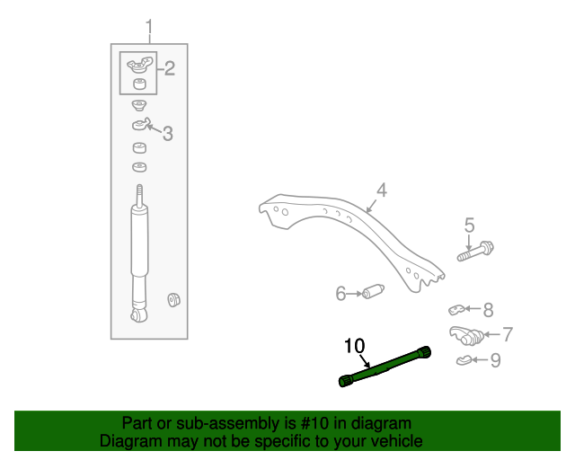 19982007 Lexus LX470 Torsion Bar 4816260040 OEM Parts Online