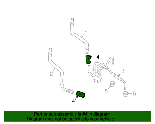 20092020 Ford Cooler Line Retainer Clip 9L8Z7Z465A