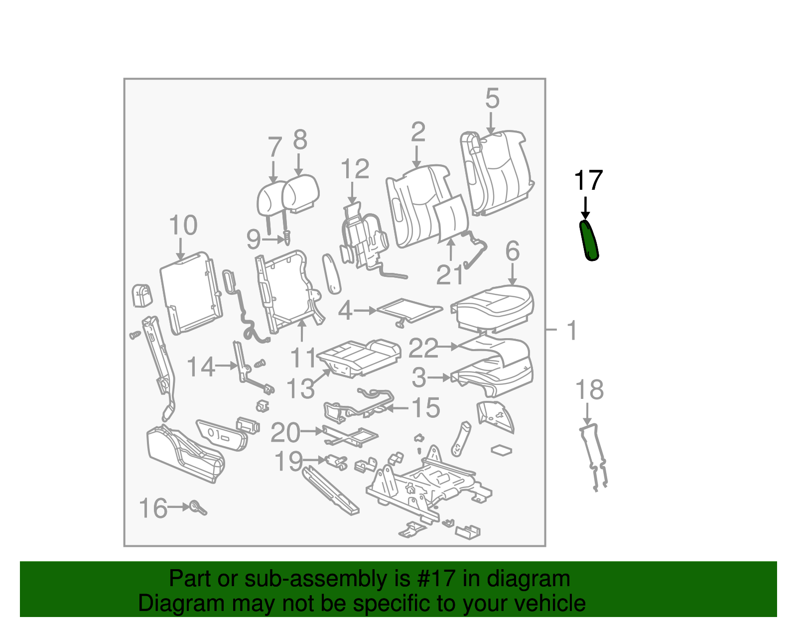 Armrest - GM (88941986)