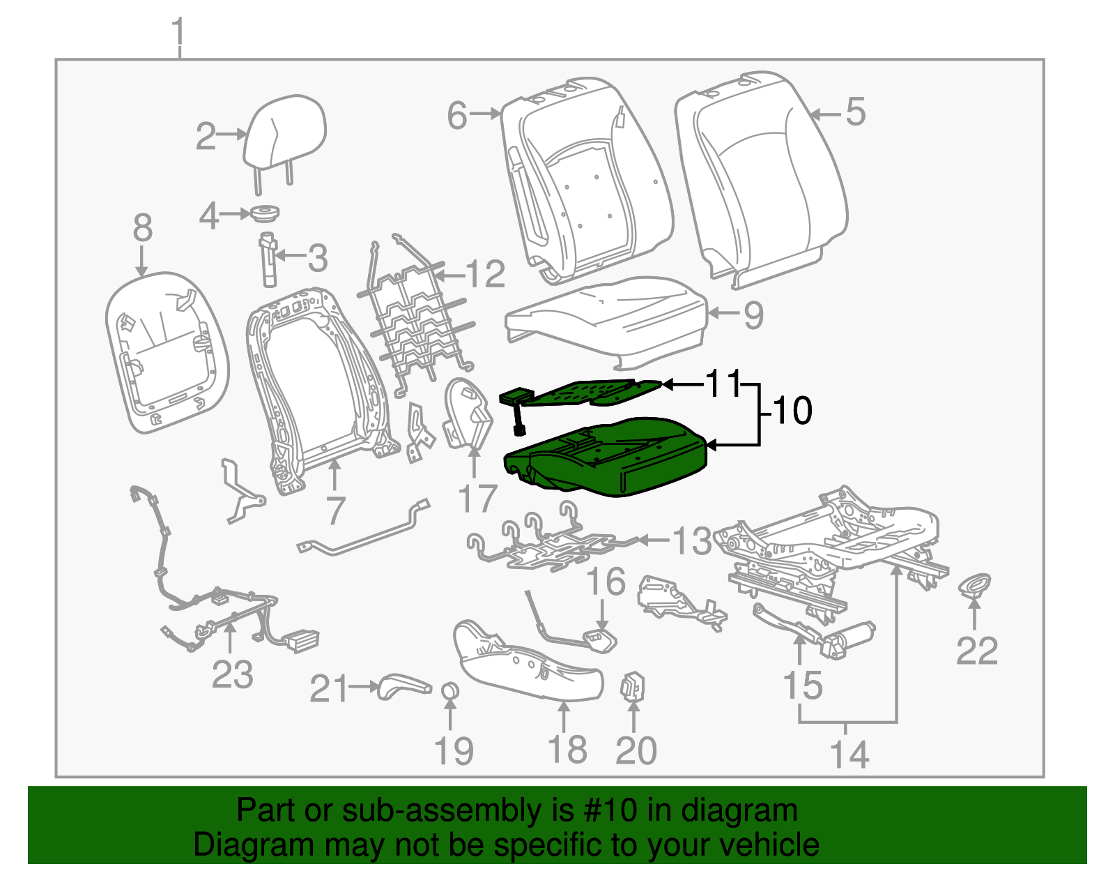 Airbag Front Passenger Presence Module - Buick (90803723)