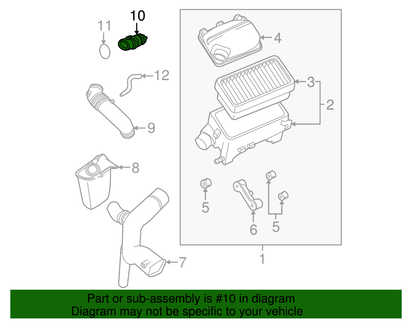 Air Cleaner Temperature Sensor - GM (12160244)