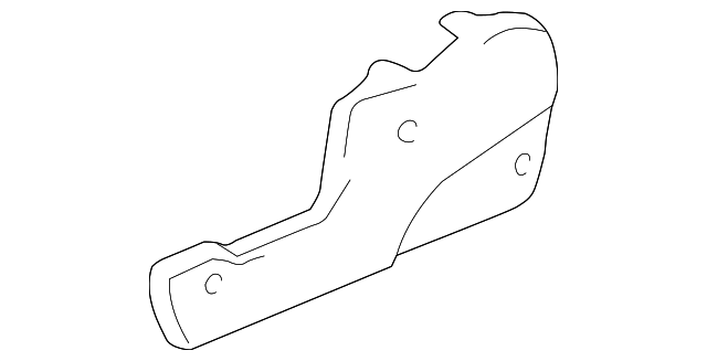 Driver Seat Outer Adjuster Lower Finish Cover - GM (88949392)