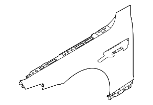 2020-2021 Genesis G90 Panel Fender Right-hand 66320-D2500 | QuirkParts