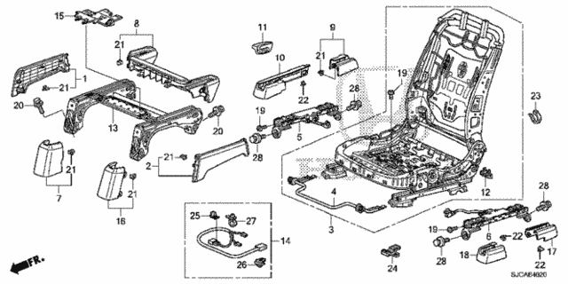 Front Seat Components (R.) for 2014 Honda Ridgeline #0