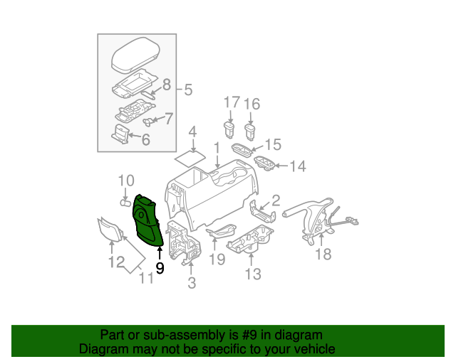 2005 Hyundai Tucson Rear Trim Panel 846902E010LM OEM Parts Online