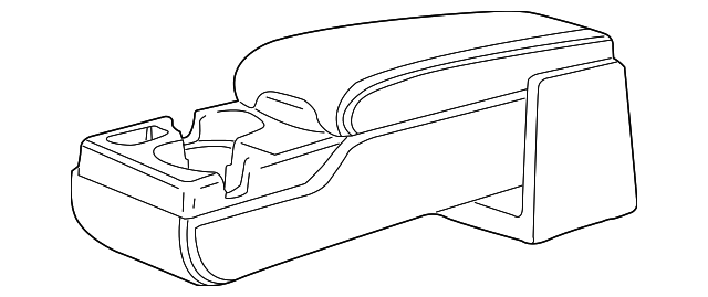 Armrest Assembly, F/Seat                      *Neutral - GM (88894825)