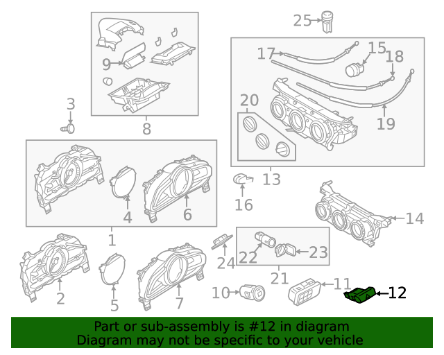 DA6A664H0 Hazard Switch 20162021 Mazda CX3 Mazda Swag