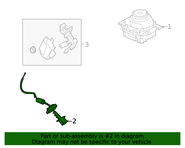20192021 Ford OEM Shift Control Cable KT4Z7D246T OEM Ford Parts