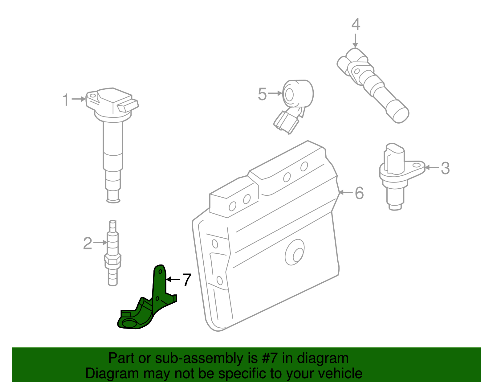 ECM Bracket - Toyota (89667-F4010)