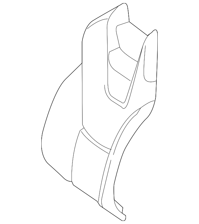 17291034049G60 Seat Back Cover 20172020 MercedesBenz Mercedes