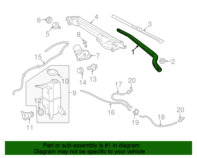 20072022 Toyota Genuine Toyota Sequoia Tundra Right Front Windshield