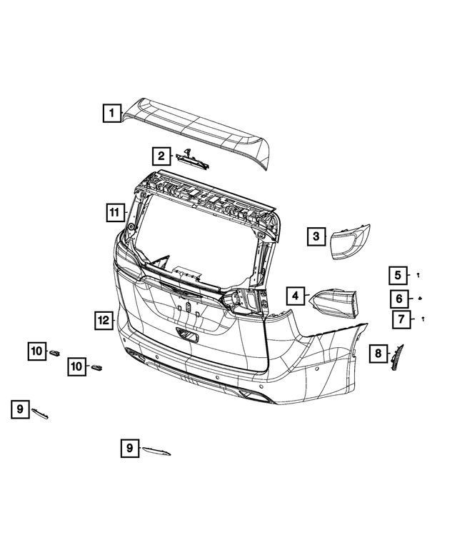 20072021 Mopar OEM NEW Mopar 201319 Ram 1500 2500 3500 Tail Stop