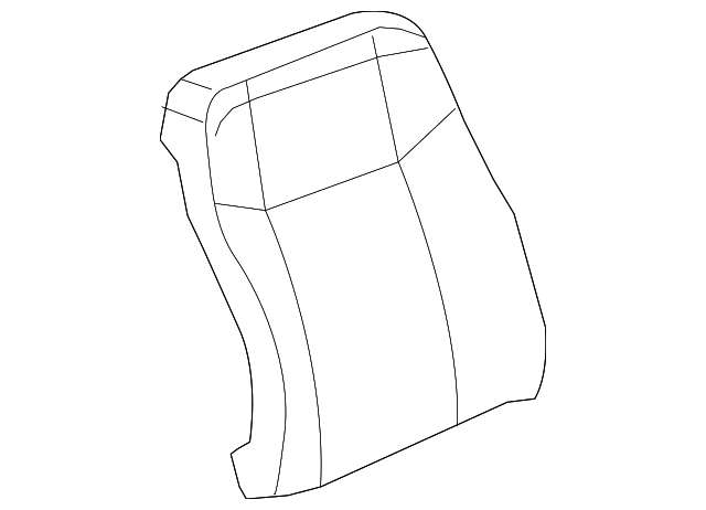 Front Seat Back Pad - GM (10388085)