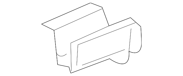 Passenger Side Rear Compartment Floor Panel Rail Extension - GM (25703995)