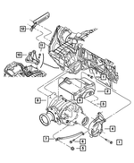 6102026 - Power Transfer Unit AWD: Screw for Chrysler: Pacifica | Dodge: Dart | Fiat: 500X | Jeep: Cherokee, Gladiator, Renegade, Wrangler | Ram: 1500, ProMaster City Image