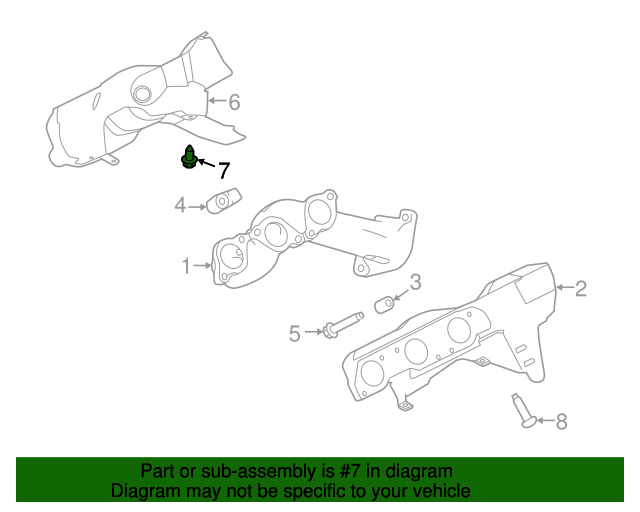 Genuine OEM Heat Shield Bolt Part LR006698 Fits 20142020 Land Rover