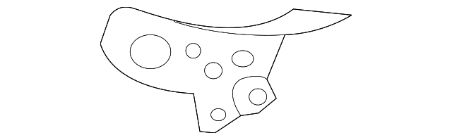 Bumper Cover Support Rail (Left, Front) - Scion (52536-WB002)